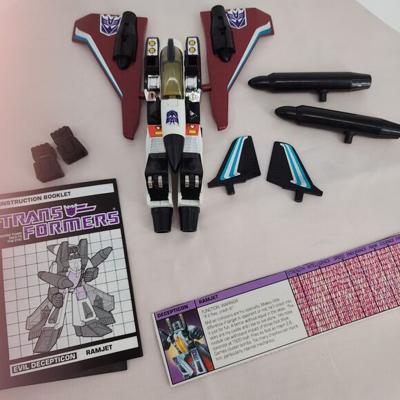 Vntg Transformers Evil Deception RAMJET 1985 - Picture 5 of 6